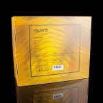 Stacked boxes for cannabis concentrate vaporizer, labeled “iSpire” with contents listed.