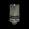 Silver cannabis oil atomizer cartridge.