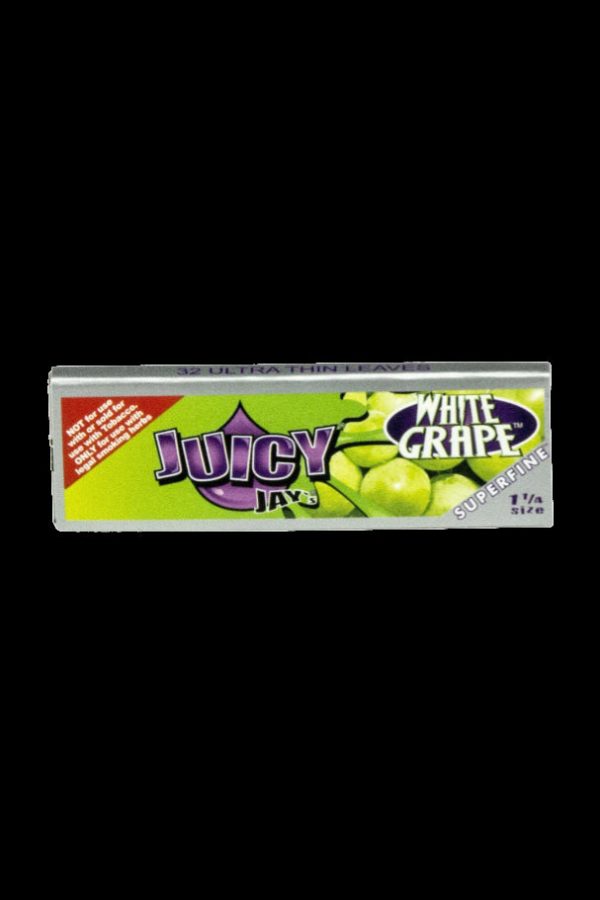 Pack of Juicy Jay's rolling papers in white grape flavor.