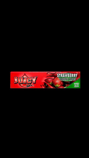 Pack of Juicy Jay's strawberry flavored rolling papers.