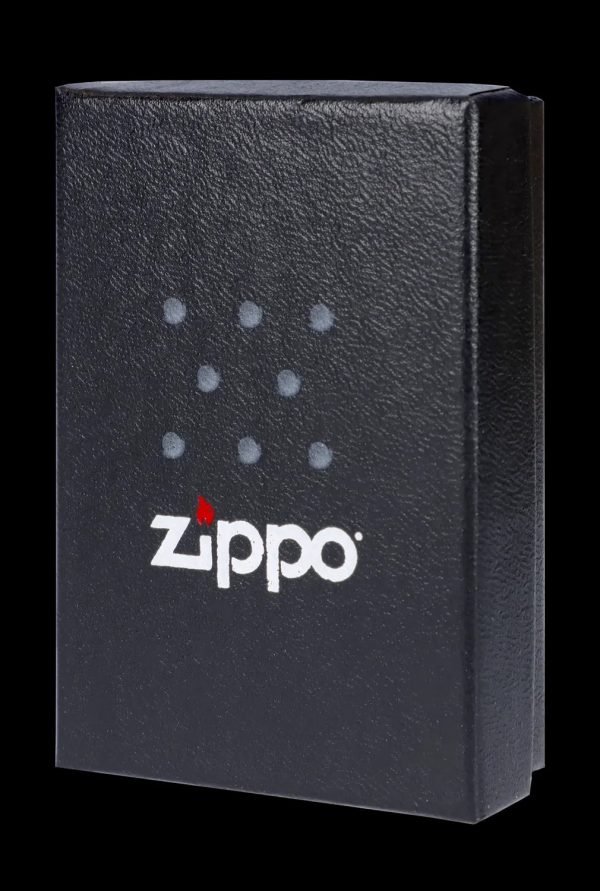 Black Zippo lighter with a constellation pattern, commonly used for cannabis consumption.