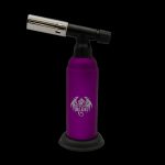 Purple butane torch lighter with "Special Blue" logo.