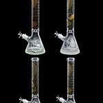 Lotus Heavy Mix Bong - 18 in.