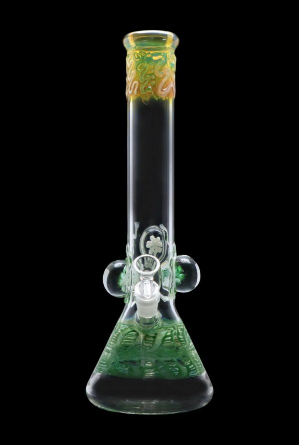 Smoke Cartel Mushroom Marble Bong - 18 in.