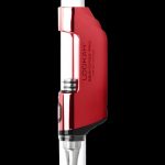 Red Lookah Seahorse Pro limited edition dab pen with glass mouthpiece and quartz coil.
