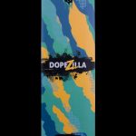 Colorful packaging for a “DOPEZILLA” 16-inch water pipe.