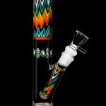 Smoke Cartel Wig Wag Straight Tube Bong