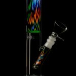 Smoke Cartel Wig Wag Straight Tube Bong