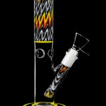 Smoke Cartel Wig Wag Straight Tube Bong