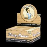 Box of Blazy Susan premium rolling papers with vintage-style branding.