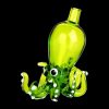 Octopus Themed Directional Carb Cap shown in a close-up, angled shot of the green, octopus-shaped directional carb cap.