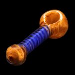 Smoke Cartel Frit Spiral Spoon Pipe - 4.5 in.