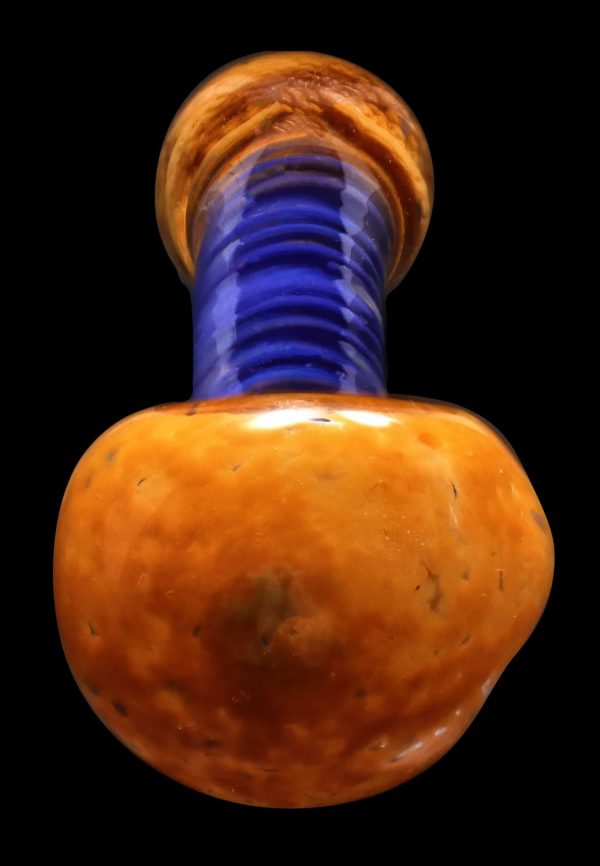 Smoke Cartel Frit Spiral Spoon Pipe - 4.5 in.