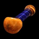 Smoke Cartel Frit Spiral Spoon Pipe - 4.5 in.