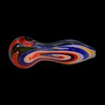 Smoke Cartel Slime Reversal Wig Wag Spoon Pipe - 4.5 in.