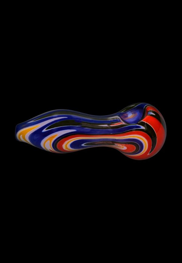 Smoke Cartel Slime Reversal Wig Wag Spoon Pipe - 4.5 in.