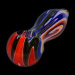 Smoke Cartel Slime Reversal Wig Wag Spoon Pipe - 4.5 in.