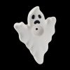 White ceramic ghost-shaped bubbler for smoking.