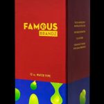 Front view of the Famous Design-Privilege Water Pipe, featuring a red glass design with a unique shape and glossy finish.