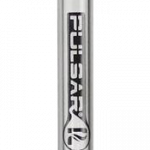 Front view of the Pulsar Glass Vapor Straw Collector, a slender, clear glass straw with a rounded tip.