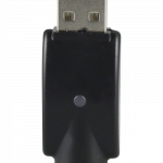 Front view of the Pulsar ReMEDi Variable Voltage Battery with Preheat, showcasing its sleek, black cylindrical design.