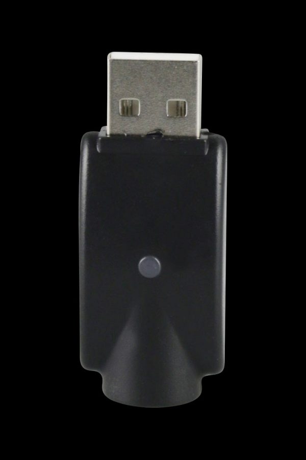 Front view of the Pulsar ReMEDi Variable Voltage Battery with Preheat, showing its sleek, black, rectangular shape.