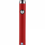 Close-up view of the Pulsar ReMEDi Variable Voltage Battery with Preheat, showcasing its sleek, metallic finish and minimalist design.