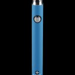 A front view of the Pulsar ReMEDi Variable Voltage Battery with Preheat, showing its sleek, cylindrical design against a plain background.