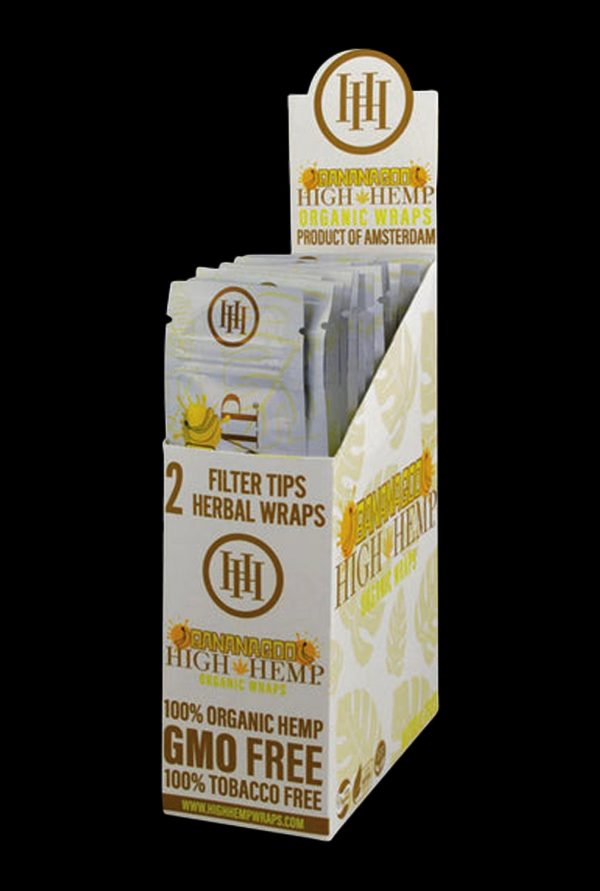 High Hemp Organic CBD Blunt Wraps - 25 Pack