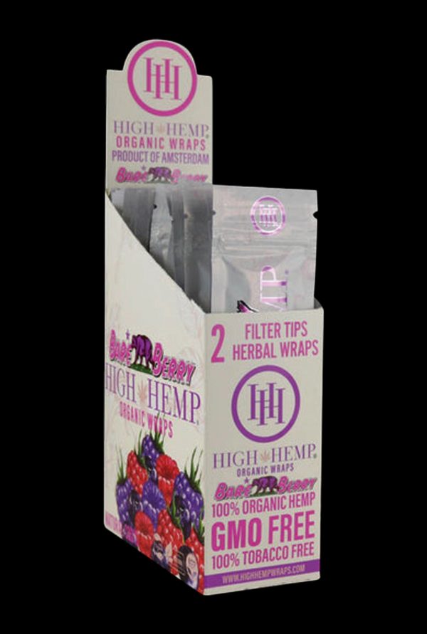 High Hemp Organic CBD Blunt Wraps - 25 Pack