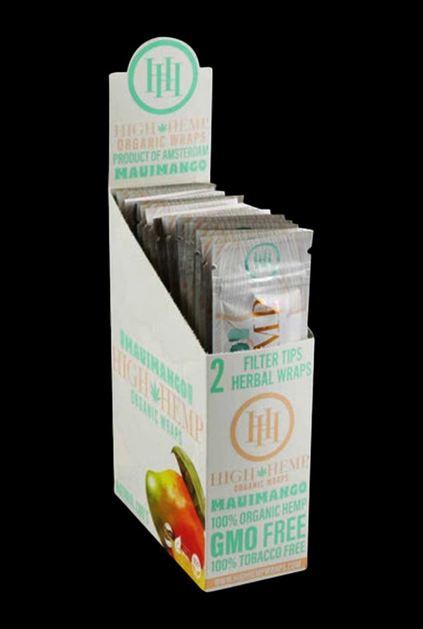 High Hemp Organic CBD Blunt Wraps - 25 Pack