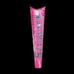 Pink pack of Elements Ultra Thin rolling cones against a black background.
