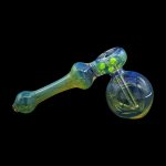 LA Pipes Fumed Bubbler Pipe - The Silver Hammer