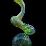 LA Pipes Silver Sherlock Fumed Bubbler