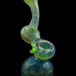 LA Pipes Silver Sherlock Fumed Bubbler