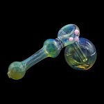 LA Pipes Fumed Bubbler Pipe - The Silver Hammer