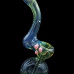LA Pipes Silver Sherlock Fumed Bubbler