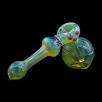 LA Pipes Fumed Bubbler Pipe - The Silver Hammer