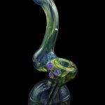 LA Pipes Silver Sherlock Fumed Bubbler