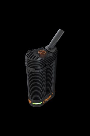 Front view of the Storz & Bickel Crafty+ USB-C Updated Portable Vaporizer, displaying its sleek, handheld design.