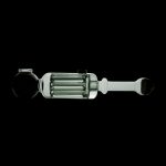 Green glass bubbler water pipe for cannabis smoking.