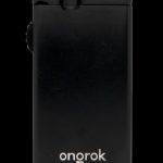 Black Onrok lighter with a flip-top design.