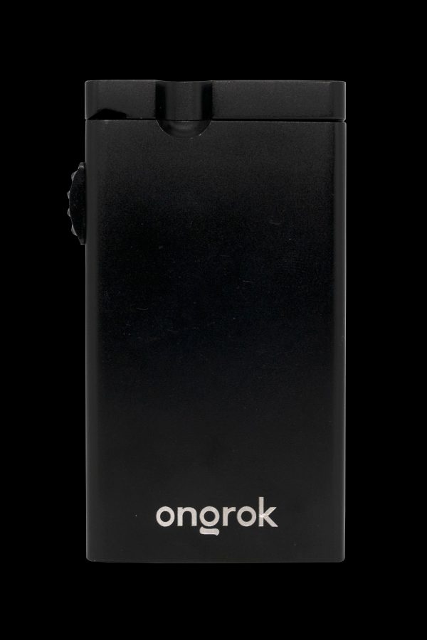 Black Onrok lighter with a flip-top design.