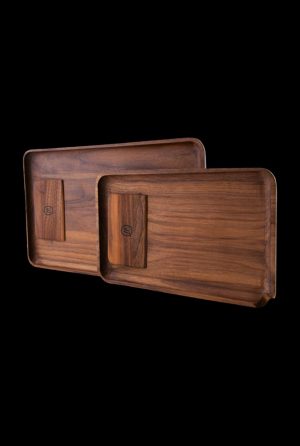 Marley Natural Black Walnut Tray with Scraper