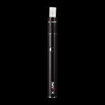 A studio shot of the XVAPE Cricket+ Concentrate Vaporizer, showcasing its sleek, pen-like design against a black backdrop.