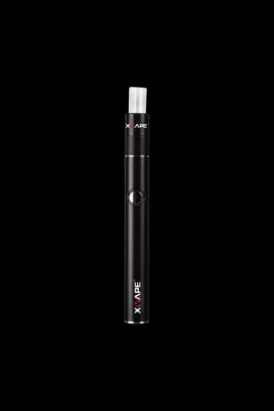 A studio shot of the XVAPE Cricket+ Concentrate Vaporizer, showcasing its sleek, pen-like design against a black backdrop.