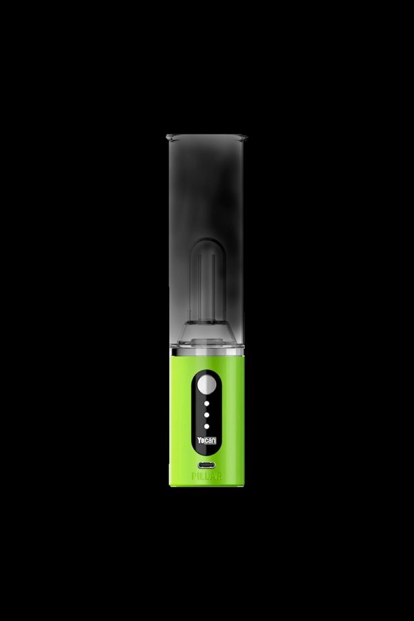 Yocan Evolve Plus XL cannabis oil vape pen in green.