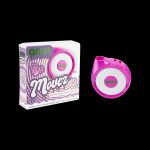 Pink Ooze Move vaporizer and packaging, a device that combines vaping with wireless music streaming.