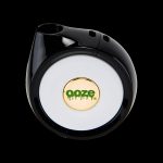 Black Ooze cannabis vaporizer with gold logo.