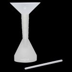 Silver cannabis water pipe with a removable downstem, branded "onorok".